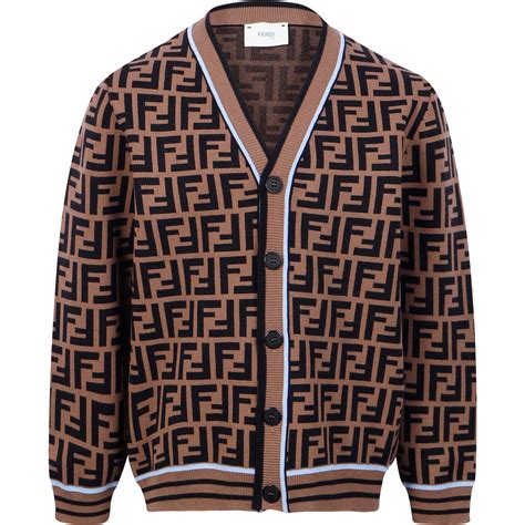 fendi baby cardigan|fendi print cardigan.